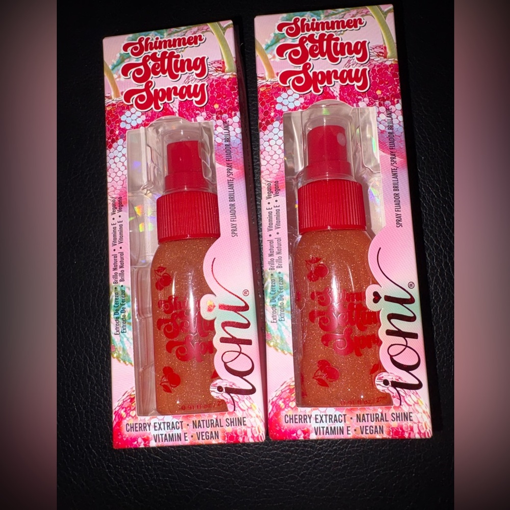 Ioni Shimmer Setting Spray - Red